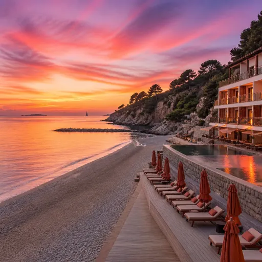 Elegant coastal escapes: the most refined beaches near Barcelona, Spain